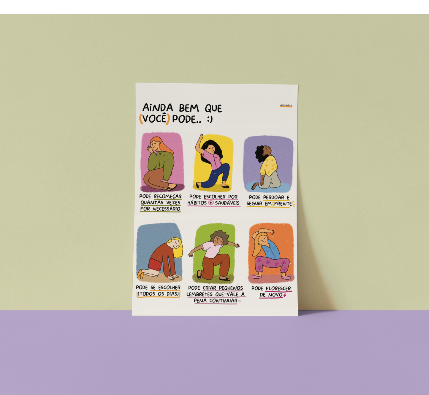 Reflexão Ilustrada - Ainda bem que você pode...