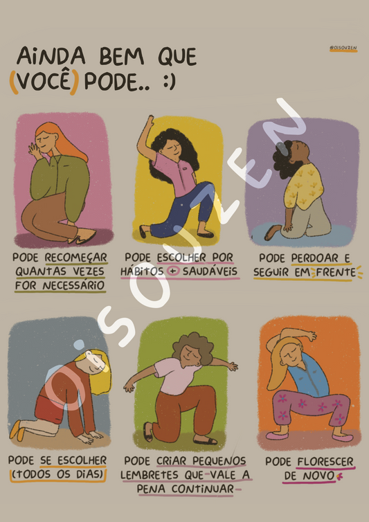 Reflexão Ilustrada - Ainda bem que você pode...
