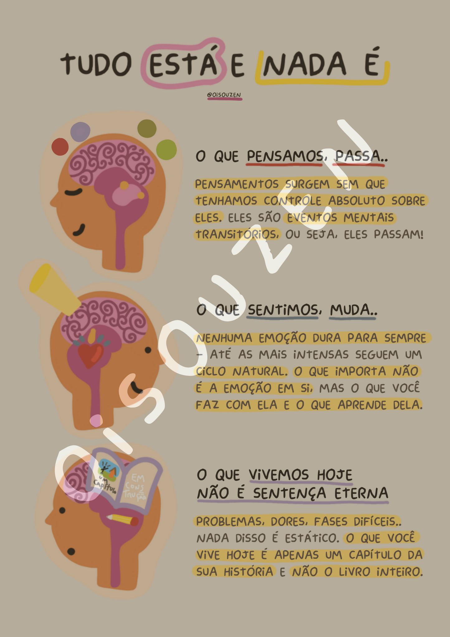 Reflexão Ilustrada - Tudo está e nada é